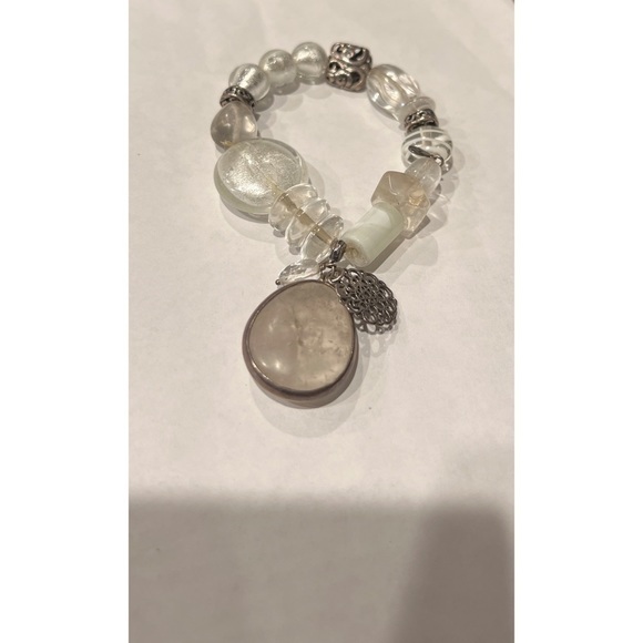 SILPADA B2311 Liquidity Crystal & Glass Stretch Bracelet - Picture 3 of 4